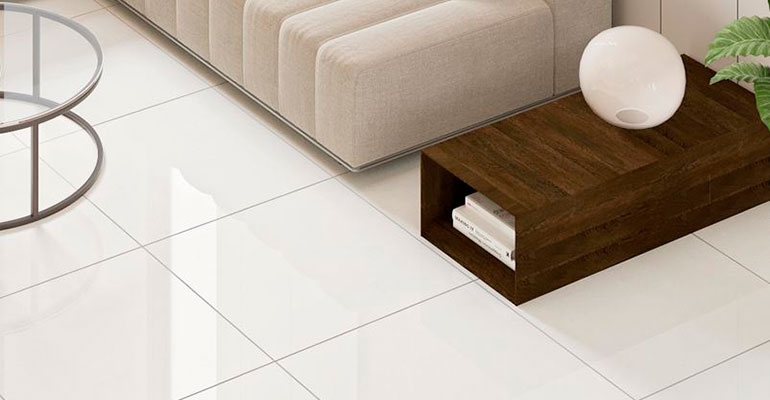 Super - Керамогранит Супербелый Superwhite RAL 9016 полированный