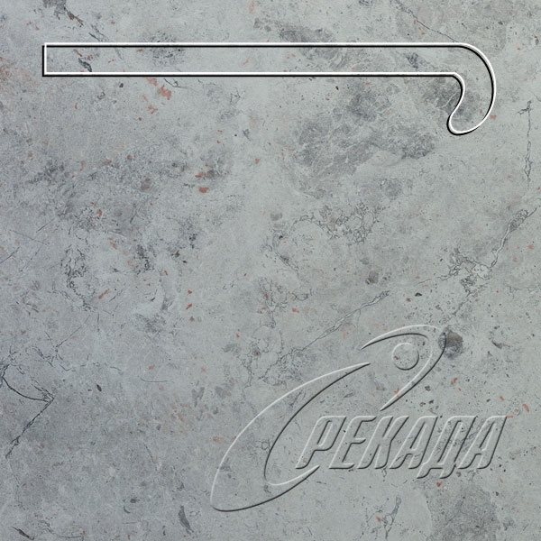 Ступени_Турция - Ступени_Турция - Fibre Grey с литым капиносом