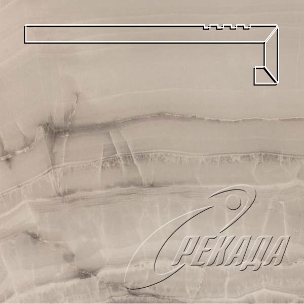 Ступени_Турция - Ступени_Турция - Opal Grey с приклейкой капиноса